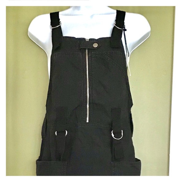 Topshop Moto Overall Dress - Picture 2 of 6